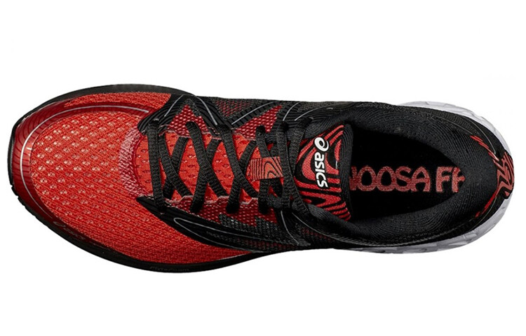 Кроссовки мужские Asics Noosa FF с низким верхом, красные/черные — фото 3