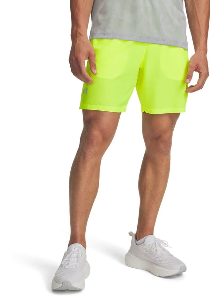 

Under Armour Спортивные шорты "Launch 7'' Shorts" желтого цвета