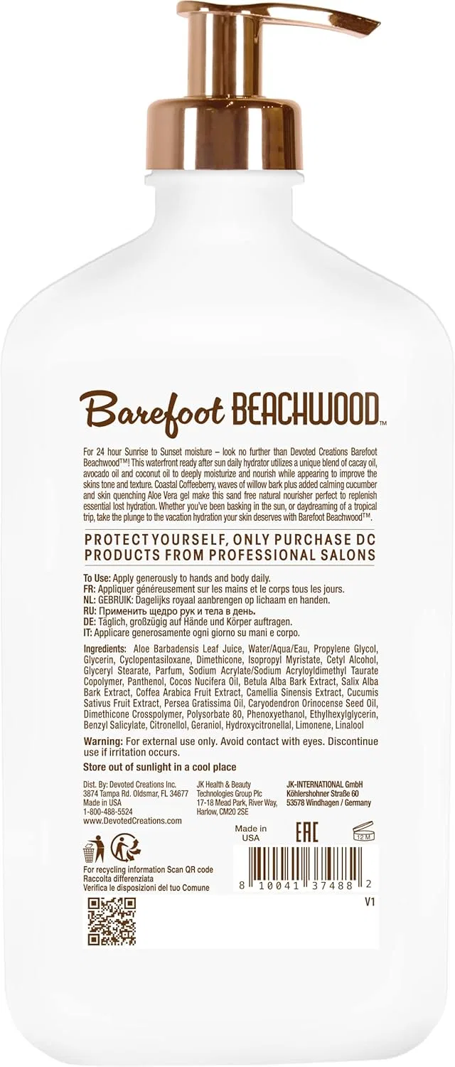 Увлажняющий крем для тела «Barefoot Beachwood All Day Body Moisture» от Devoted Creations Devoted Creations — фото 2