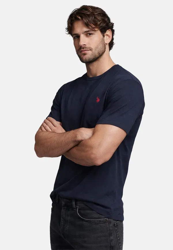 Футболка базовая Uscaaleb U.S. Polo Assn., темно-синий — фото 4