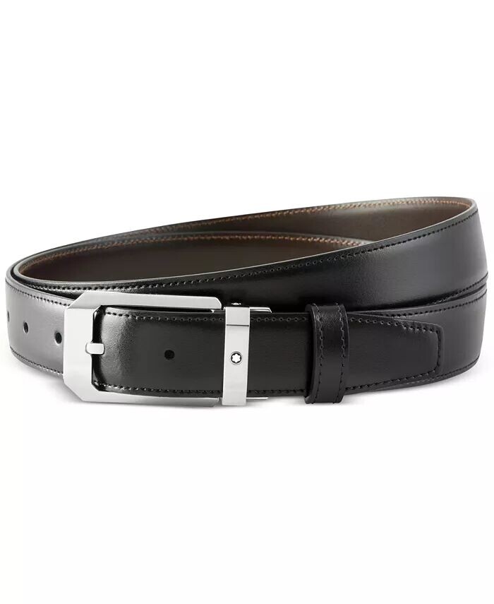 

Мужской кожаный ремень с пряжкой Montblanc
