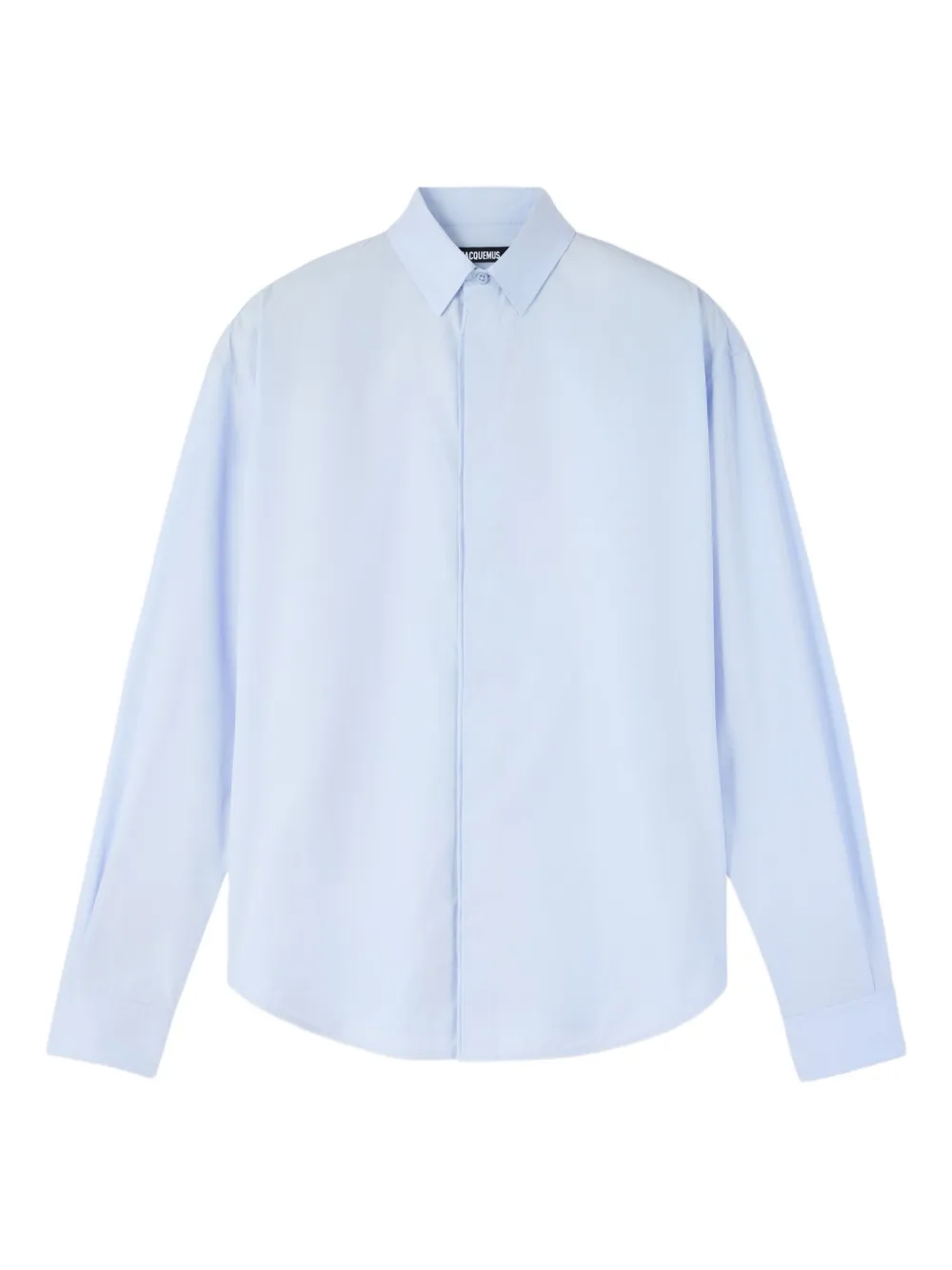 

Рубашка с классическим воротником JACQUEMUS, синий