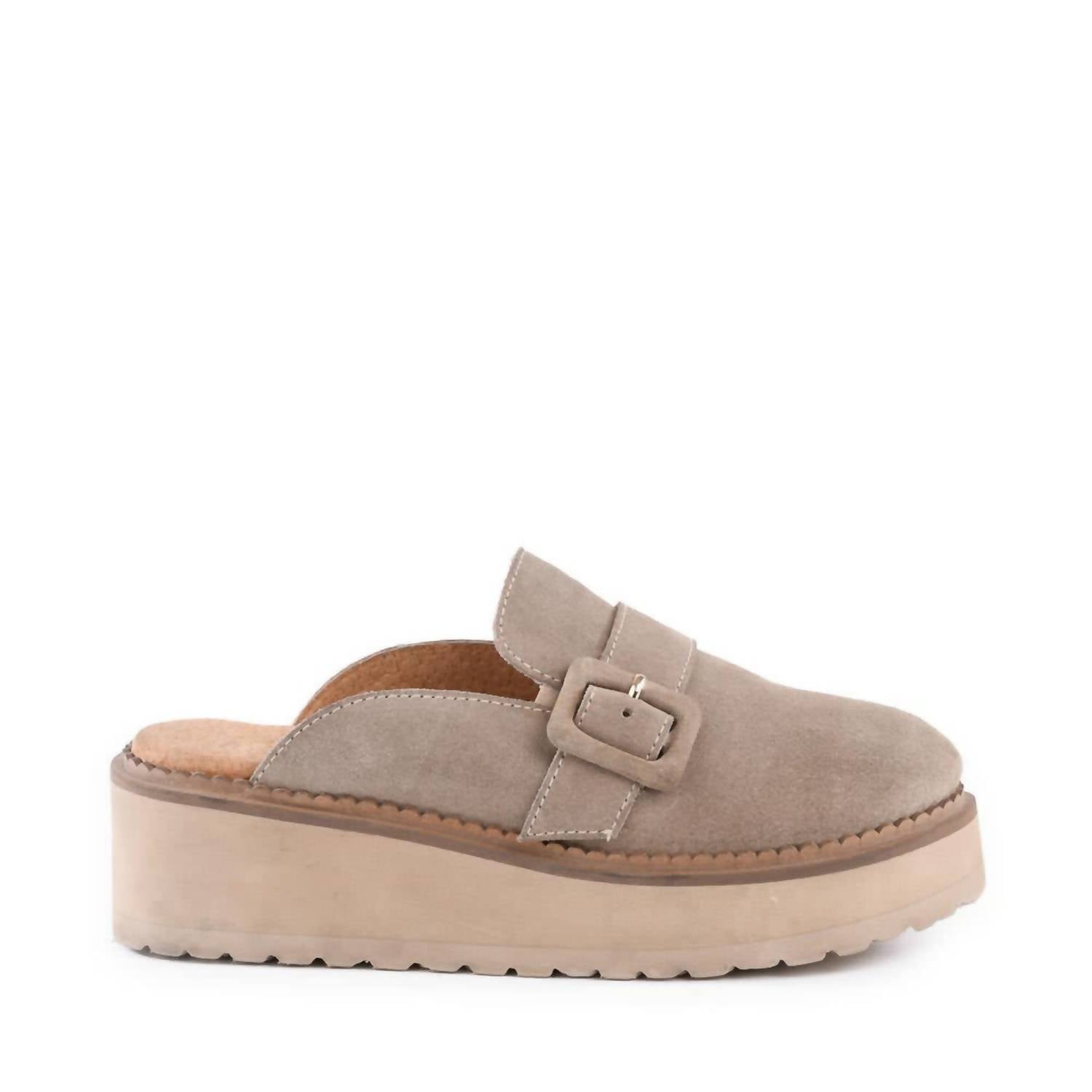 Женские мюли на платформе из песочного замша Seychelles, Sand Suede