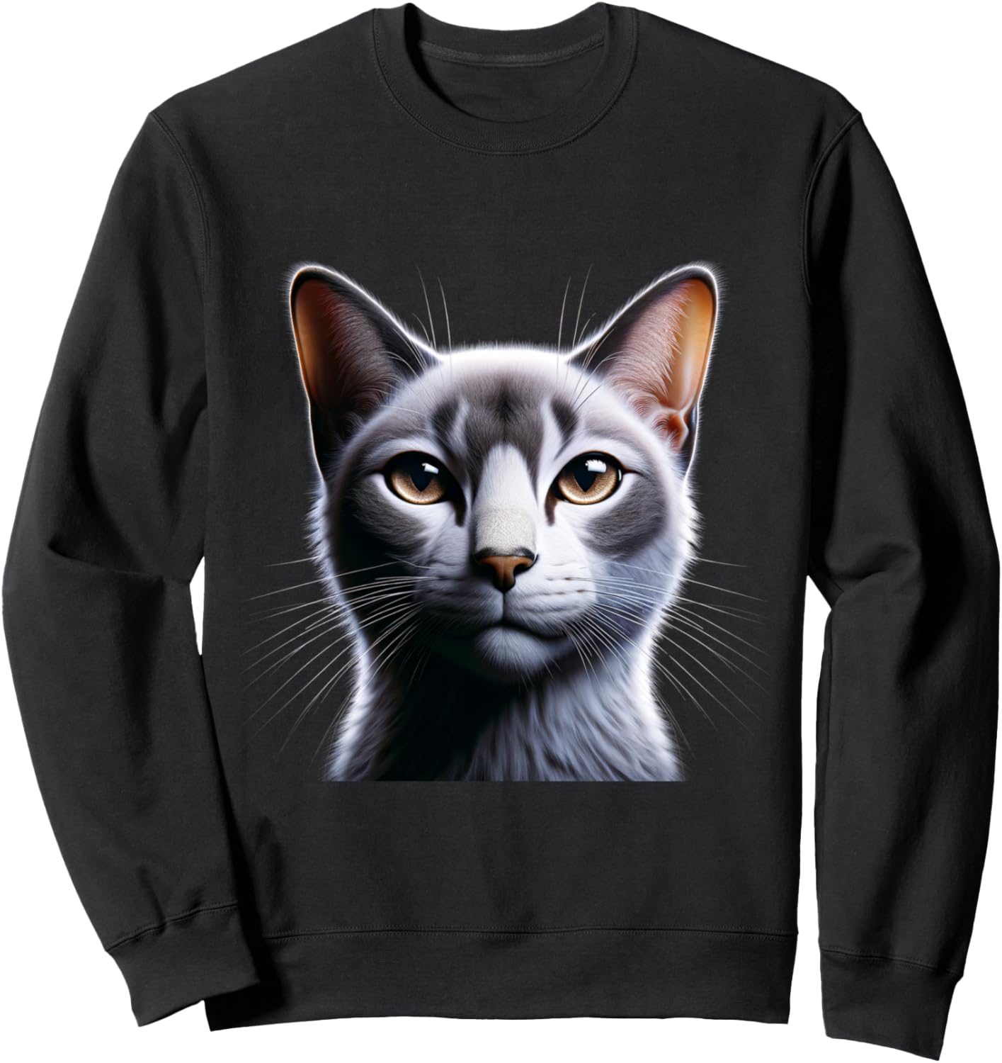 

Толстовка с изображением японской короткохвостой кошки, кошачья мордочка, милая, для любителей кошек, кошка, мама, толстовка, черная Cat Mom And Dad Gifts For Cat Lovers, Черный, Толстовка с изображением японской короткохвостой кошки, кошачья мордочка, ми