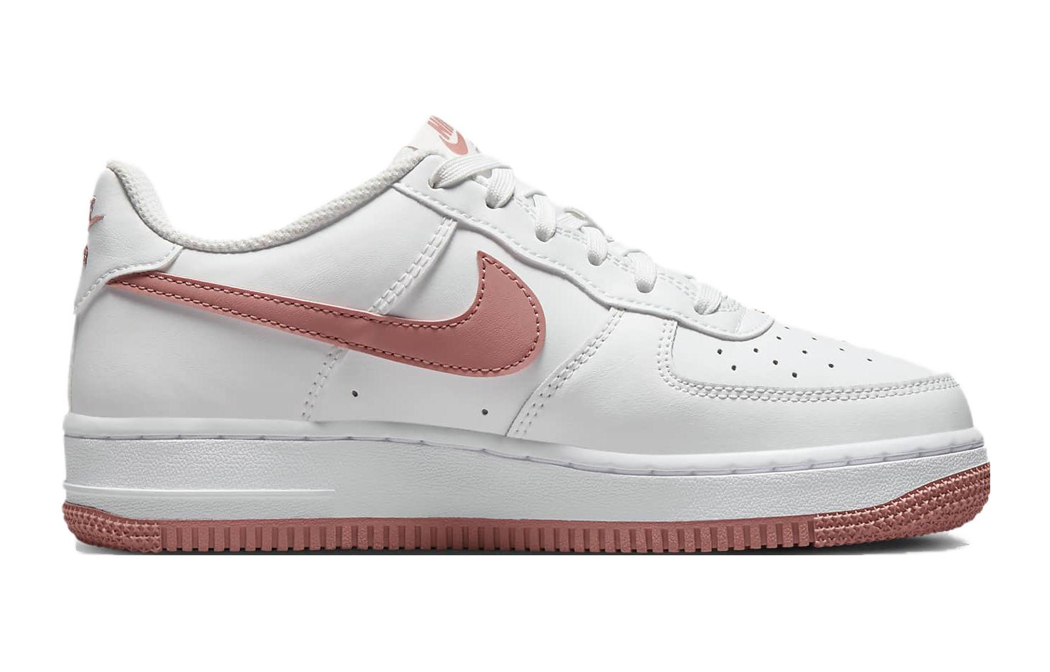 

Nike Air Force 1 Low Summit White Red Stardust GS