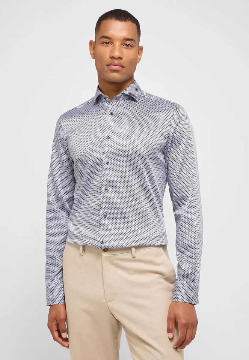 

Рубашка Eterna с длинными рукавами "SLIM FIT", серый