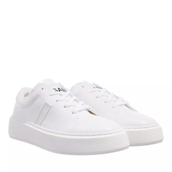 

Кроссовки sporty mix cupsole sneaker tonal Ganni, белый