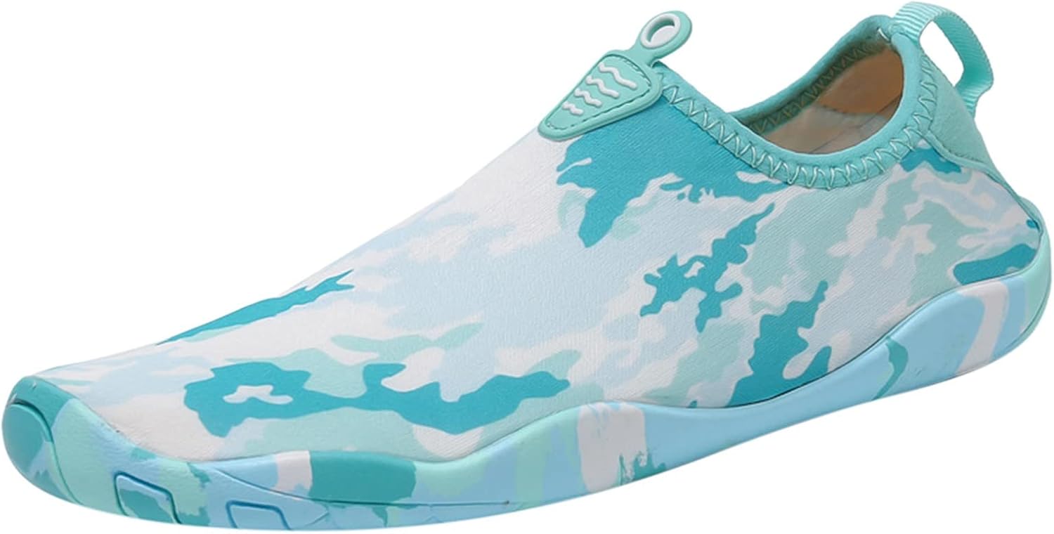 

Обувь для воды, носки для босых ног, пляжные сандалии широкой ширины для женщин и мужчин, летние быстросохнущие сандалии, тапочки Generic, небесно-голубой