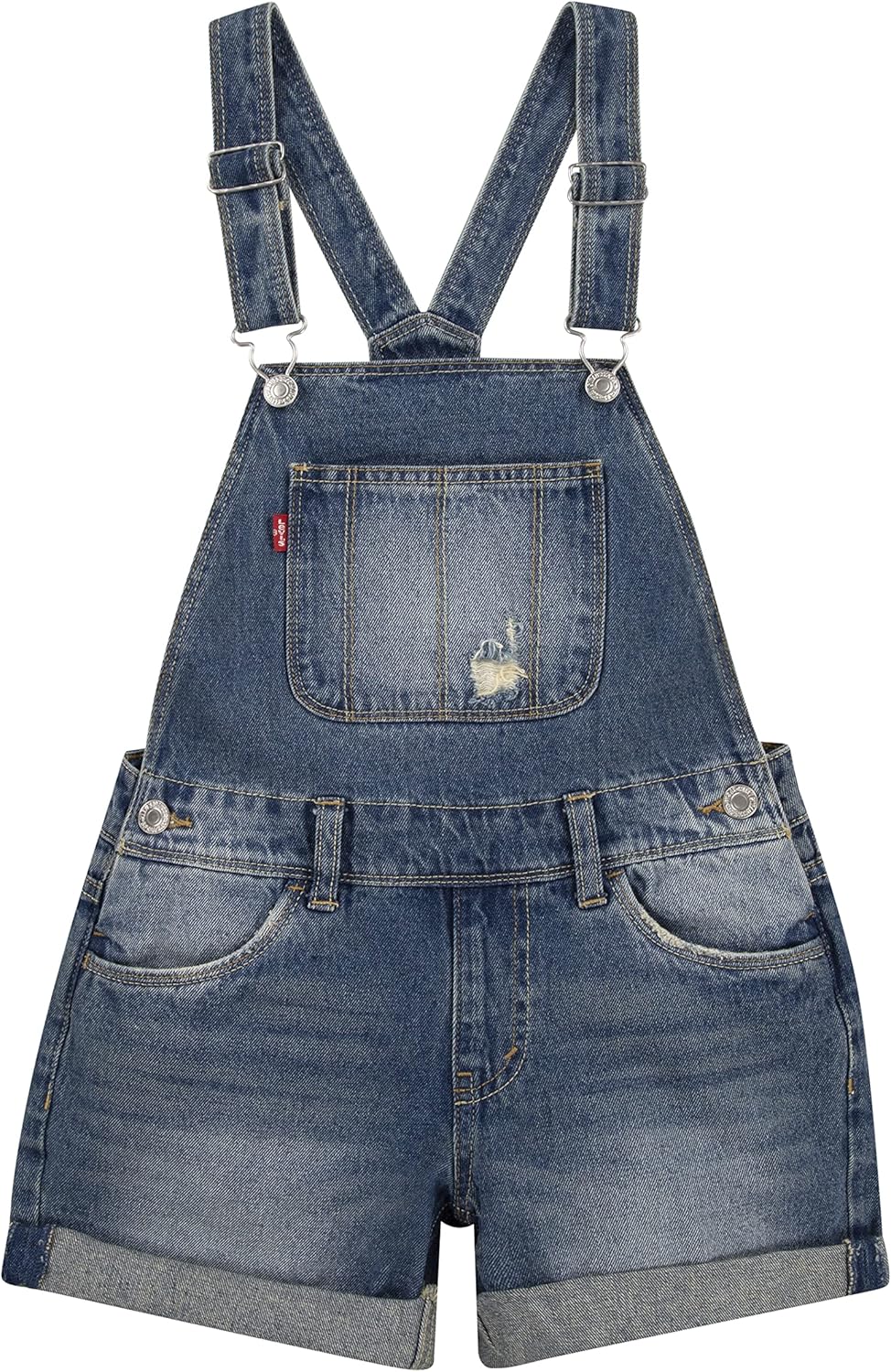 

Levi's baby-girls And Baby Denim Shortall, Vintage Waters