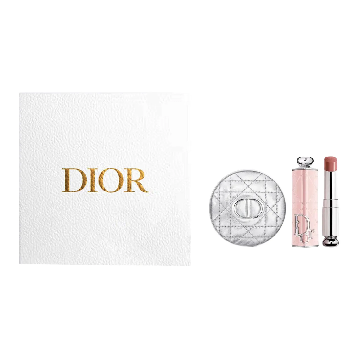 DIOR Набор стойкого увлажняющего макияжа Natural No Transfer, Two-Piece Set: Hydrating Velvet Cushion #1N+Enchanting Lipstick #786 — фото 2