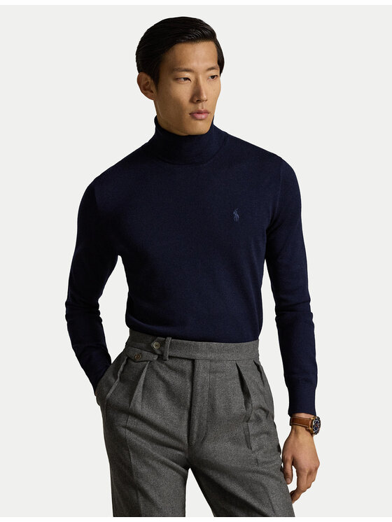 

Водолазка regular fit 710946145001 Polo Ralph Lauren, синий