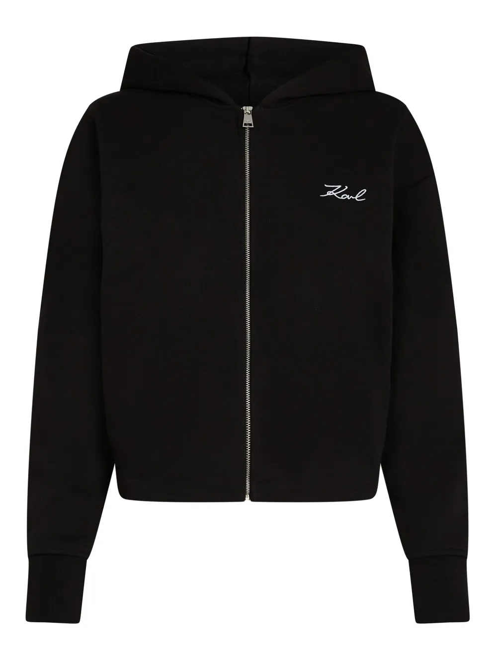 

Худи с логотипом KARL LAGERFELD, черный