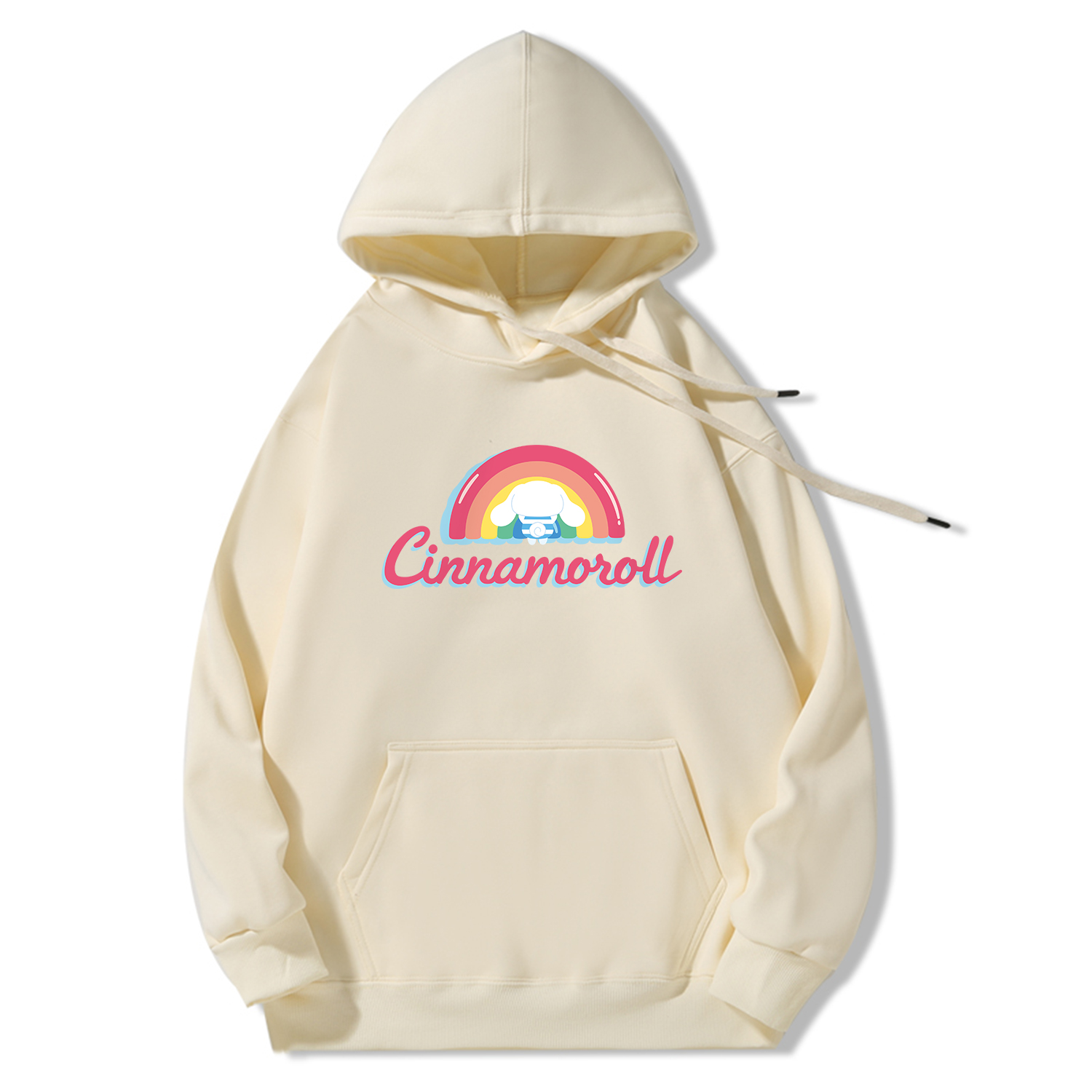 

Свитшот Cinnamoroll Yugui Dog Unisex Sanrio, светло-бежевый