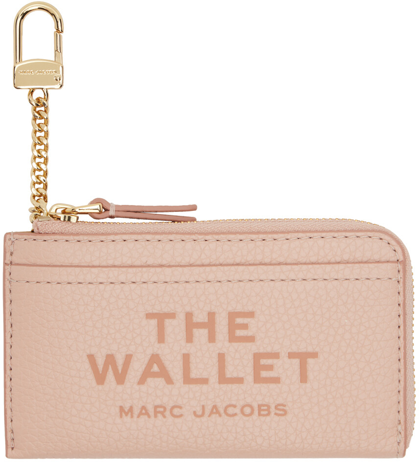 

Розовый кошелек 'The Leather Top Zip Multi' Marc Jacobs