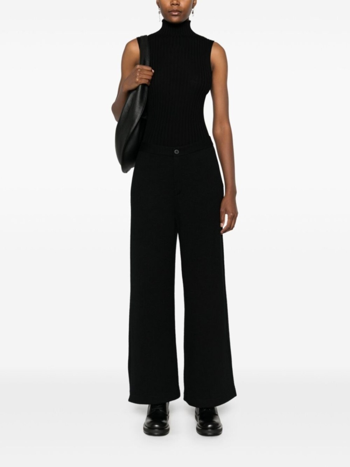 

Брюки Transit из смеси натуральной шерсти, черный