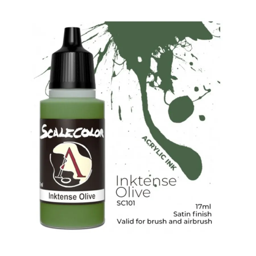 

Инктенс Оливковый, Scalecolor Inktensity Paints