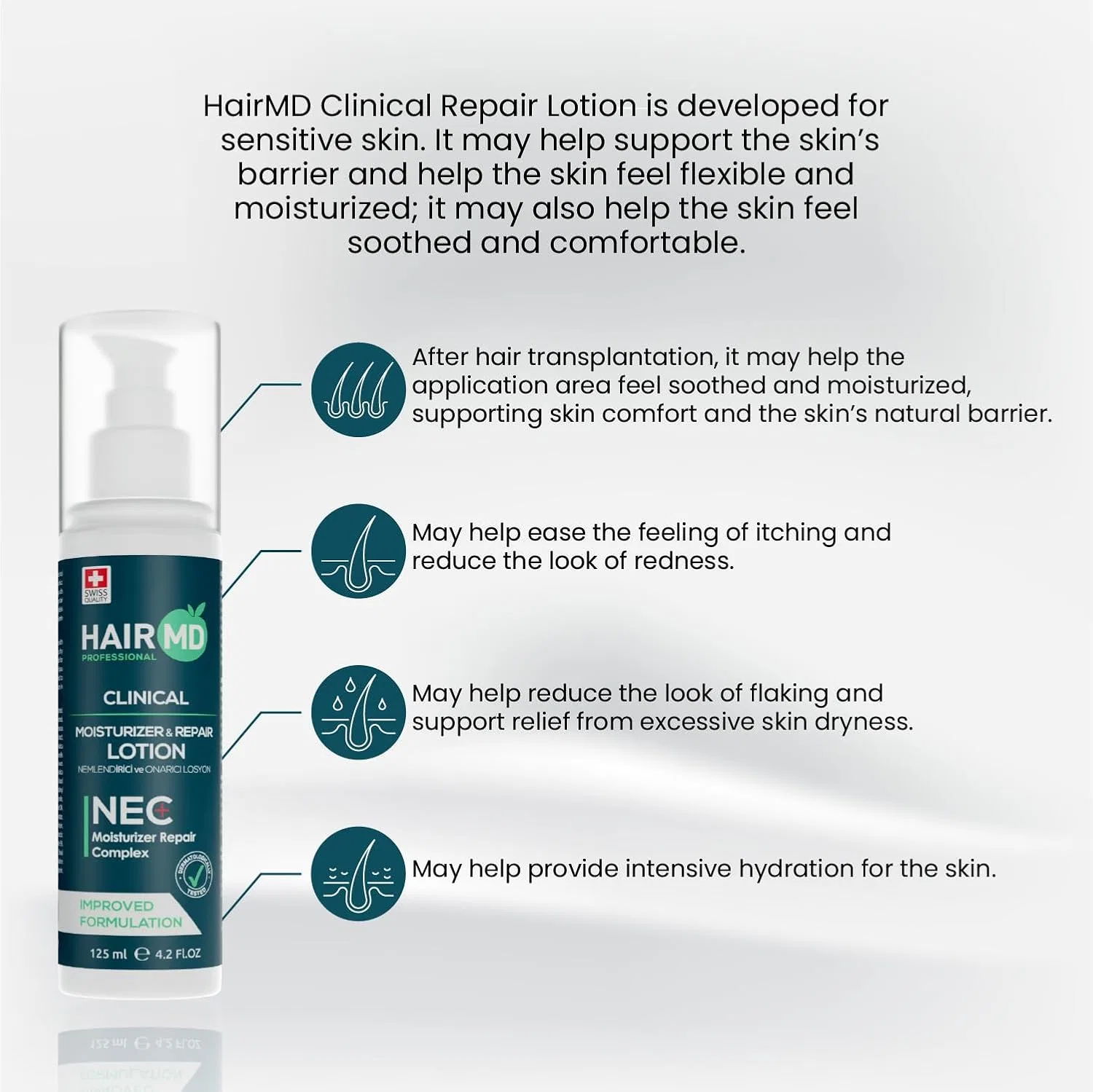 Увлажняющий лосьон для восстановления волос HairMD Hair Repair Hairmd — фото 3