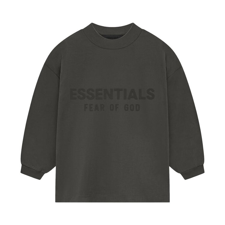 

Футболка Fear of God Essentials Kids Long-Sleeve Tee, цвет Ink