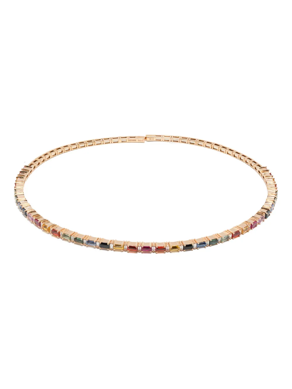 

Чокер из желтого золота с радужными сапфирами Suzanne Kalan, желтый