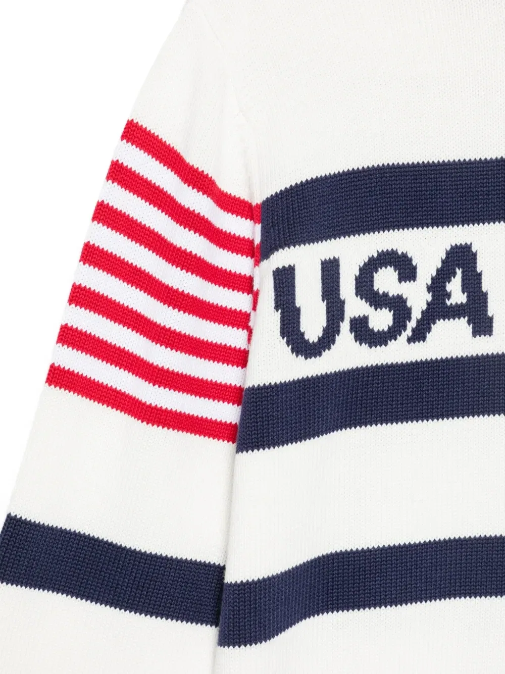 Полосатый свитер Tommy Hilfiger, белый — фото 3