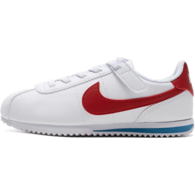 

Кроссовки Nike Cortez EasyOn устойчивые к истиранию дышащие низкие повседневные для детей белые красные