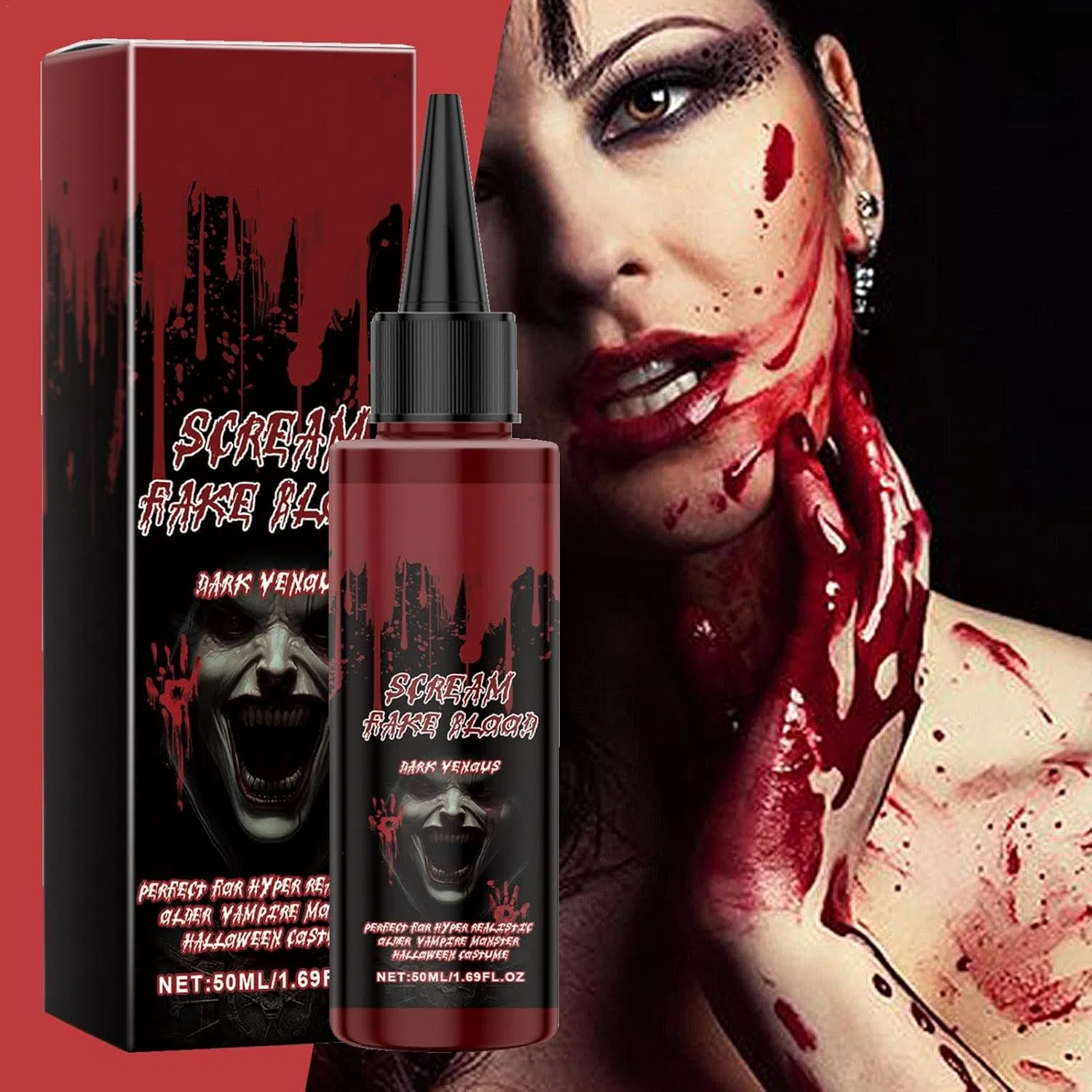 Искусственная кровь Vampire Blood для одежды, 50 мл — фото 2