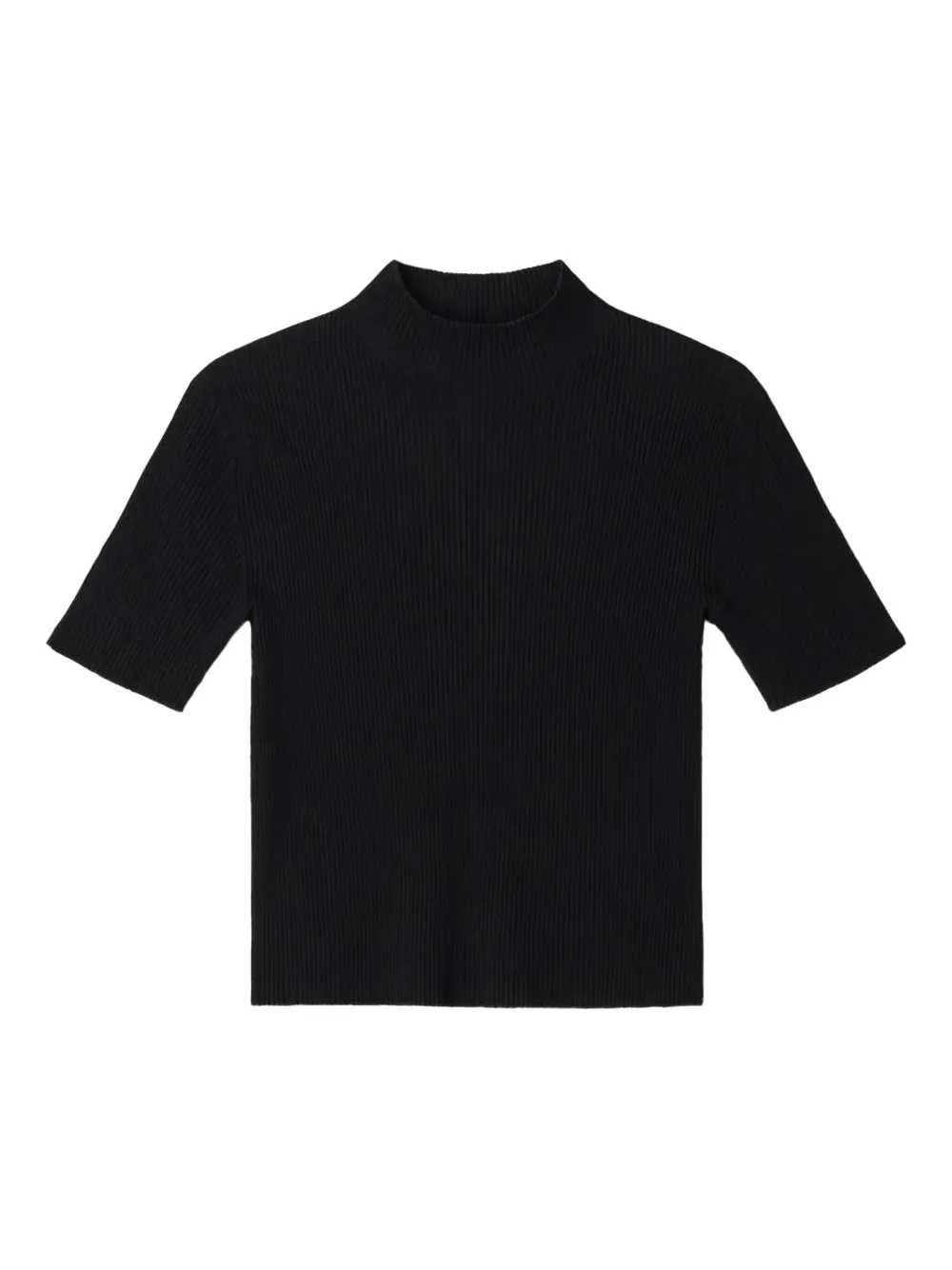 

Футболка в тонкий рубчик с портретом CFCL, черный