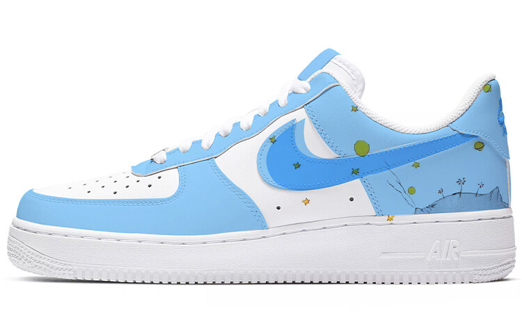 

Кроссовки Nike Air Force 1 Skateboard Shoes Women's Low-Top Blue White