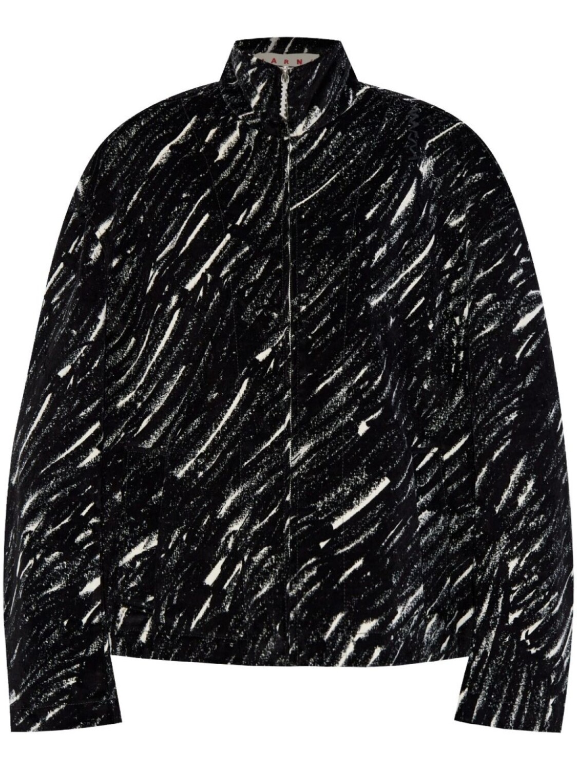 

Куртка с узором Marni, черный