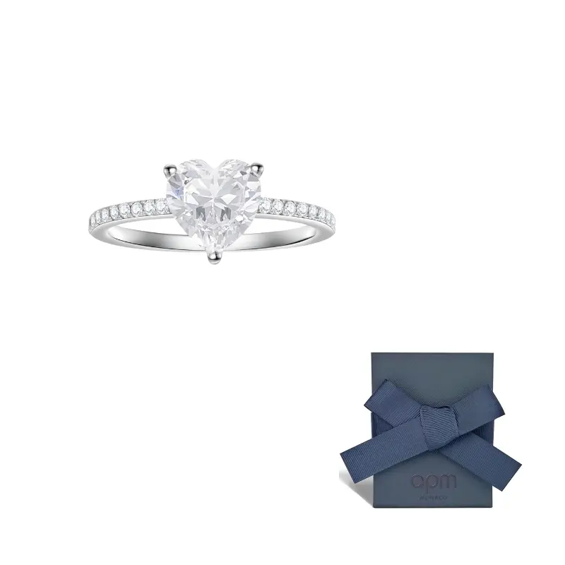 

Apm Monaco Кольцо женское Silver со сверкающим цирконом