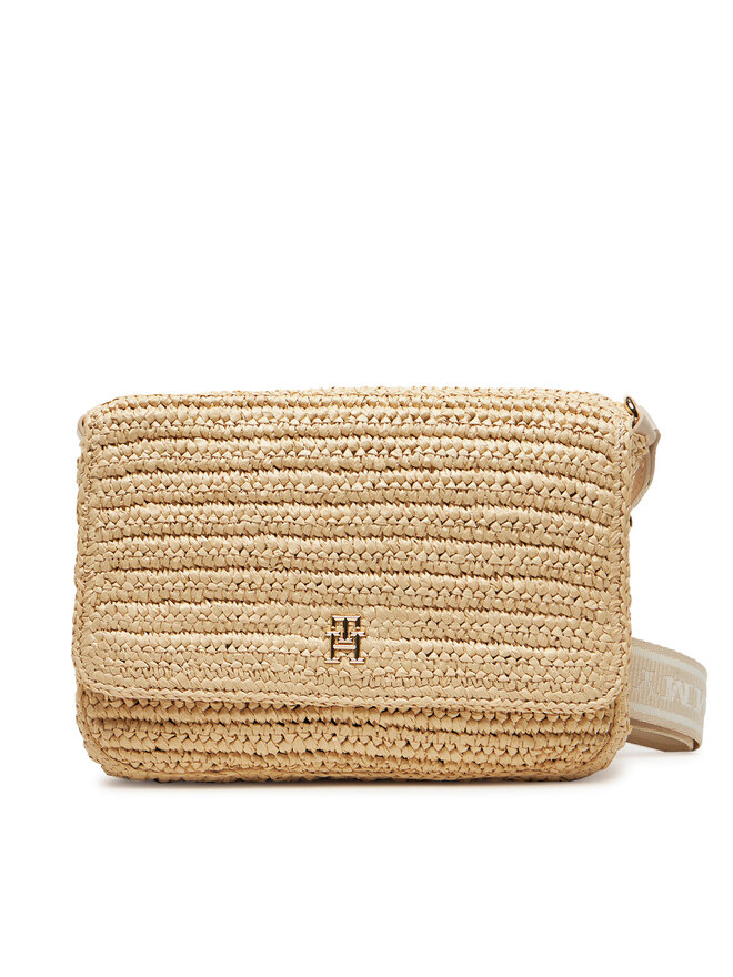 

Сумка Spring Logo Conv Crossover Aw0Aw17224 Tommy Hilfiger, бежевый
