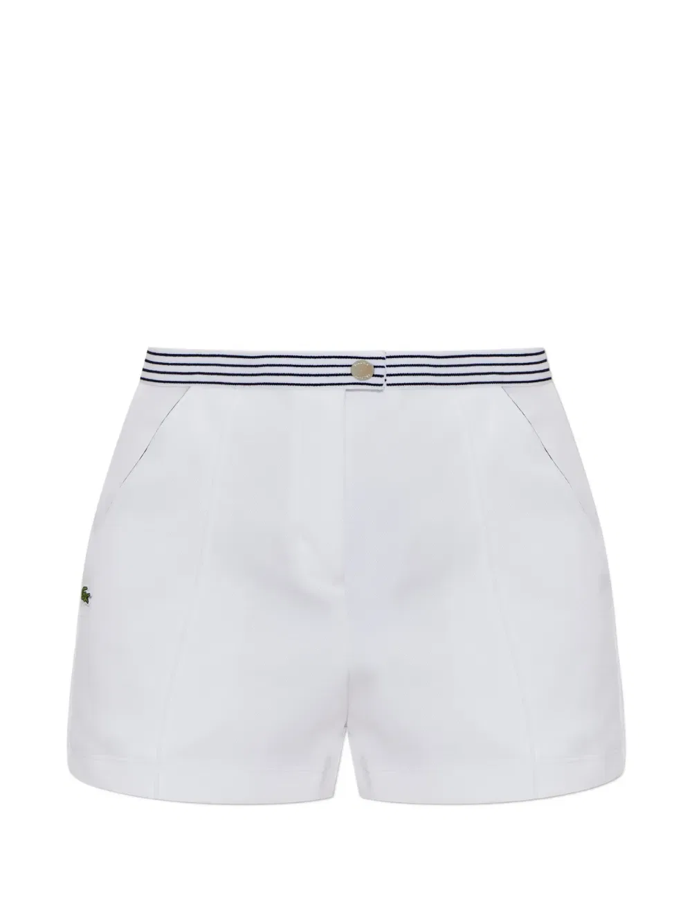 Шорты Lacoste в полоску, белый