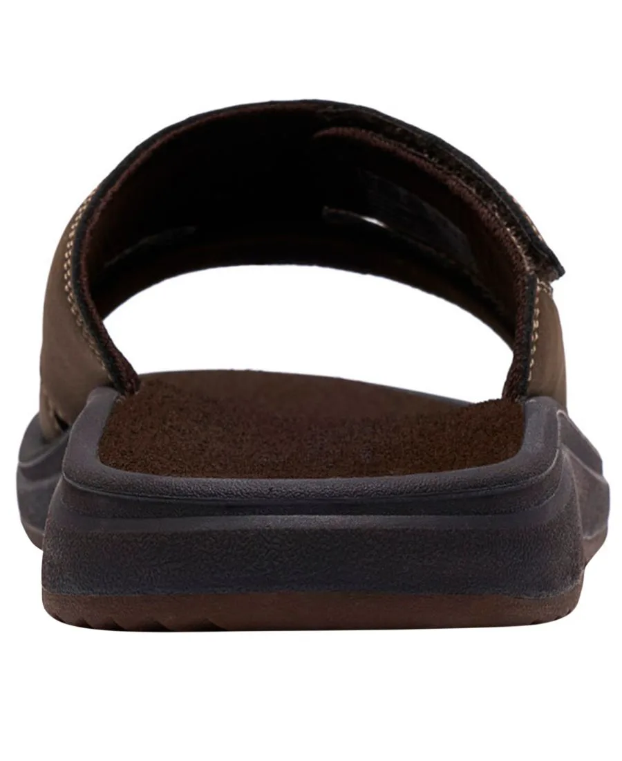 Мужские сандалии Cloudsteppers Breeze Slide Clarks, коричневый — фото 3
