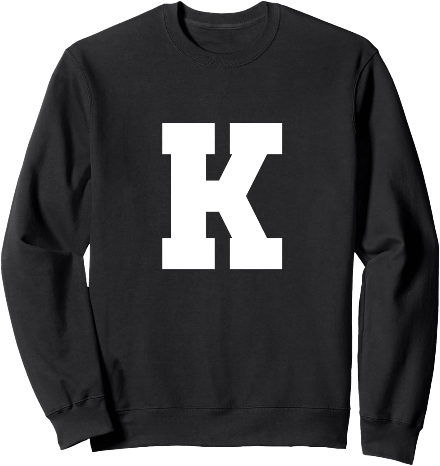 

Толстовка с монограммой в виде заглавной буквы К, черная Big Bold Letters & Numbers A To Z And 0 To 9, Черный, Толстовка с монограммой в виде заглавной буквы К, черная Big Bold Letters & Numbers A To Z And 0 To 9