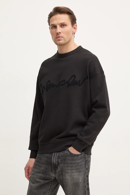 

Хлопковая толстовка G-Star, черный