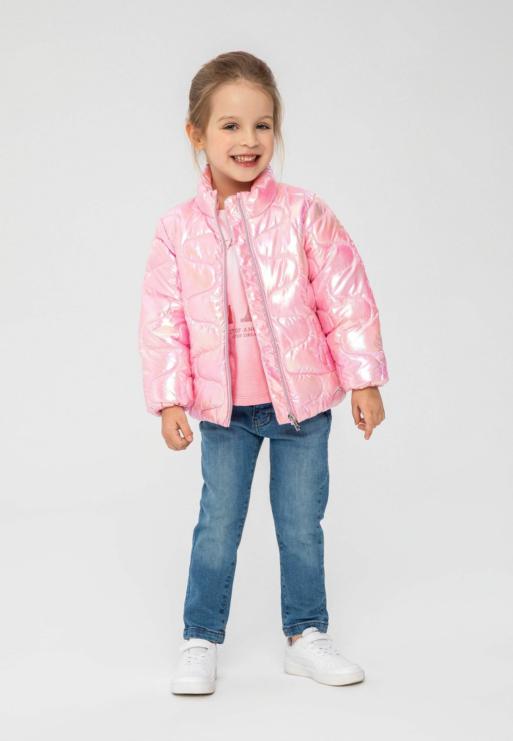 

Куртка демисезонная SHINY PUFFER MINOTI, цвет pink