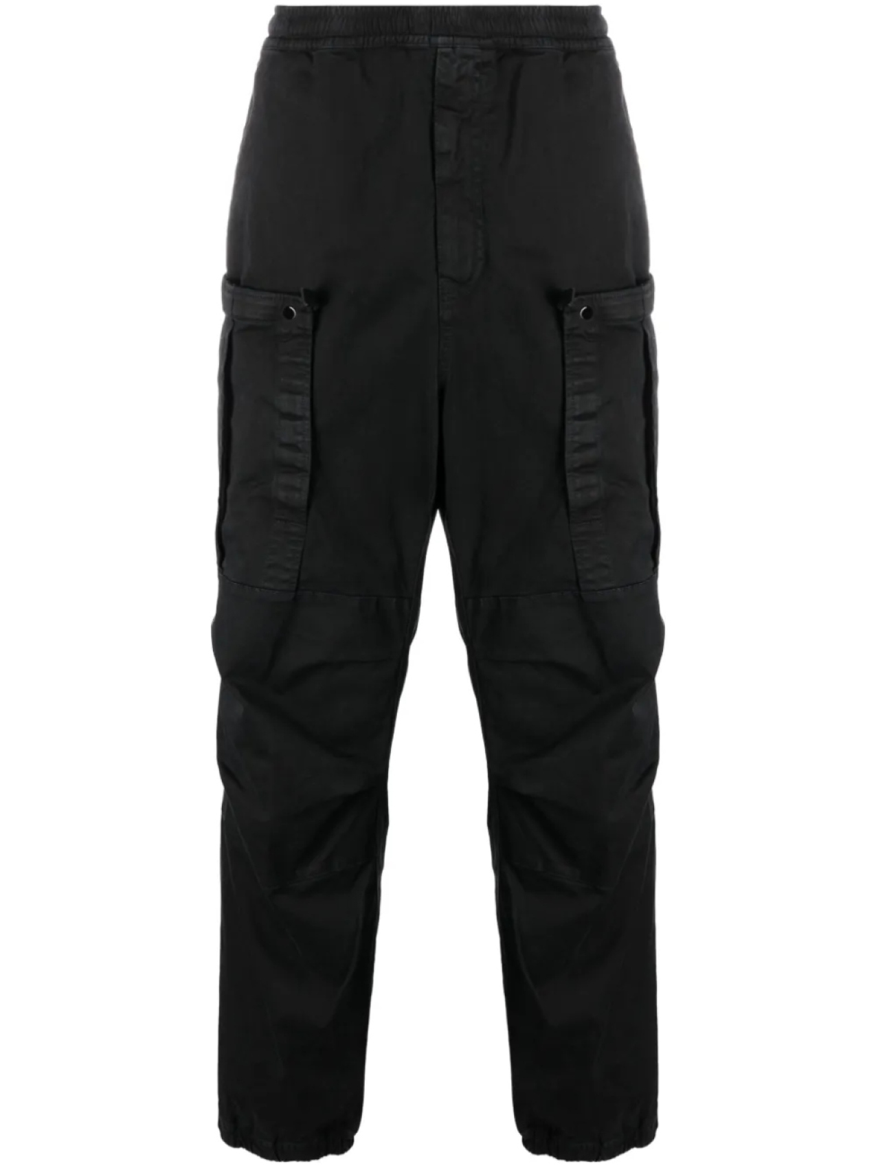 

Брюки-карго из хлопка с нашивкой в виде компаса Stone Island, черный