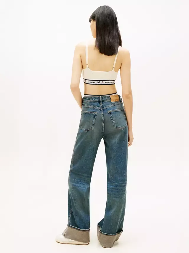 Джинсы Tommy Jeans Claire Wide Leg, темно-синие Tommy Hilfiger — фото 4