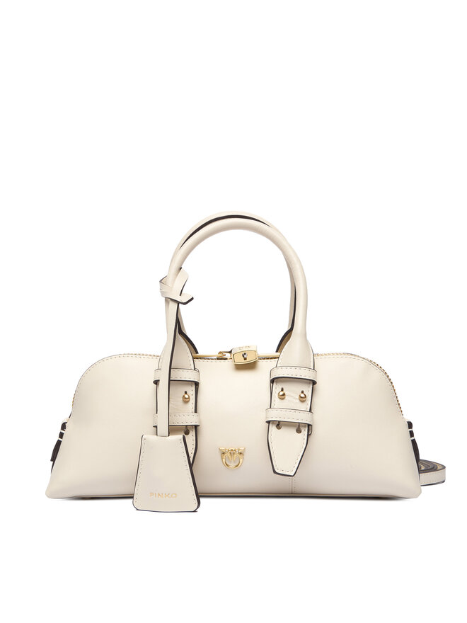 

Сумка PINKO Bowling Bag Baguette AI 25-26 PLTT 105334 A0QO, экрю