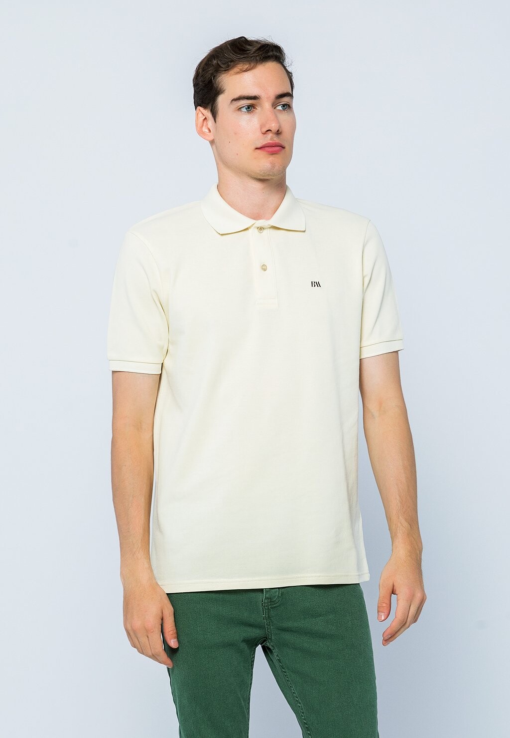 

Рубашка поло SHORT SLEEVE CASUAL Basics and More, кремовый