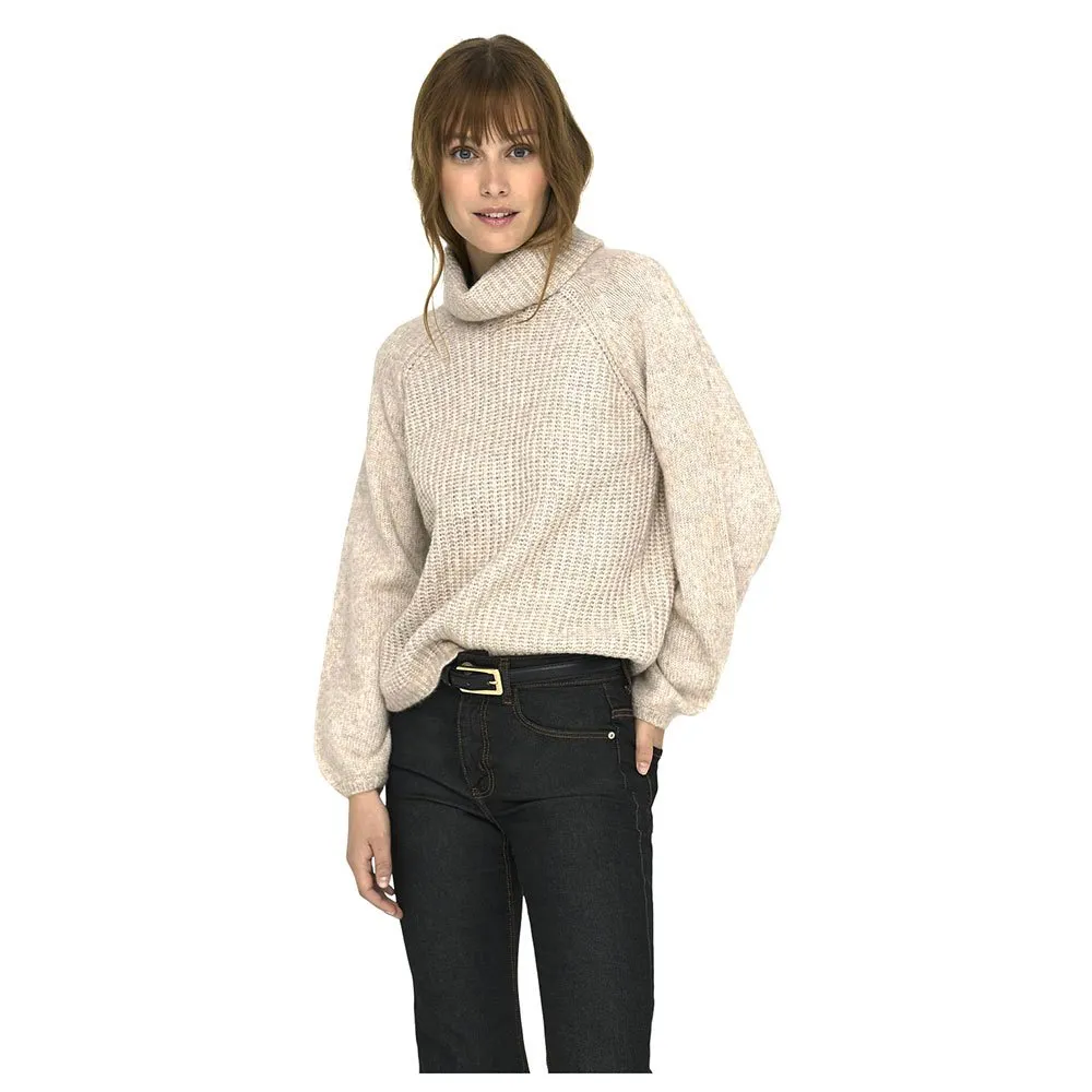 

Свитер Jdy Silja high neck, бежевый