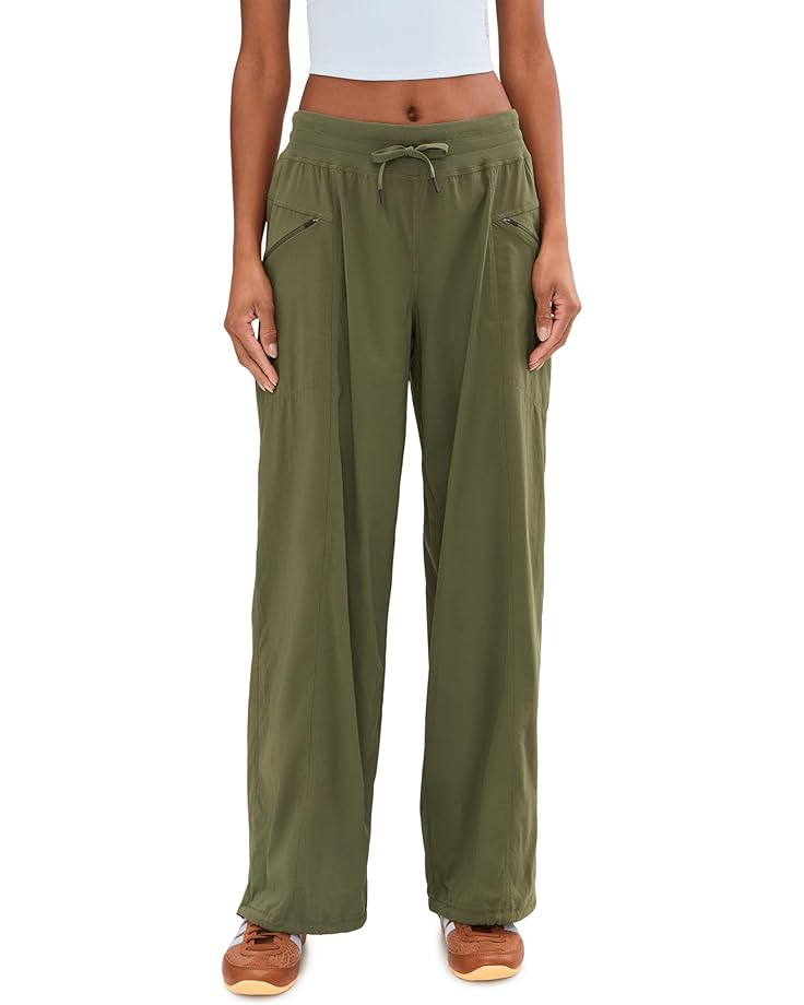 

Женские широкие брюки Prana Koen, Cargo Green 1