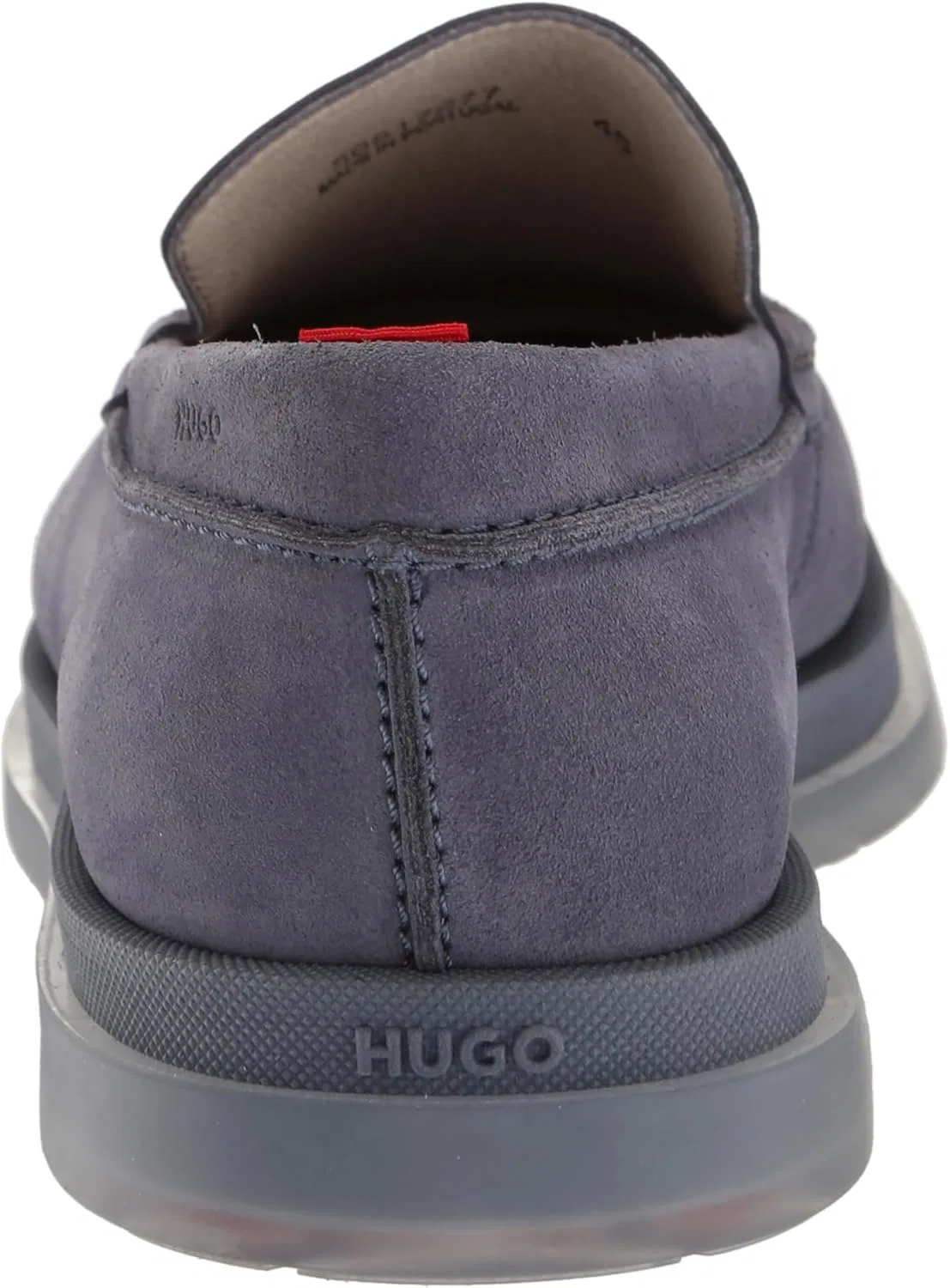 Мужские замшевые лоферы HUGO Costa, Chambray Blue — фото 3