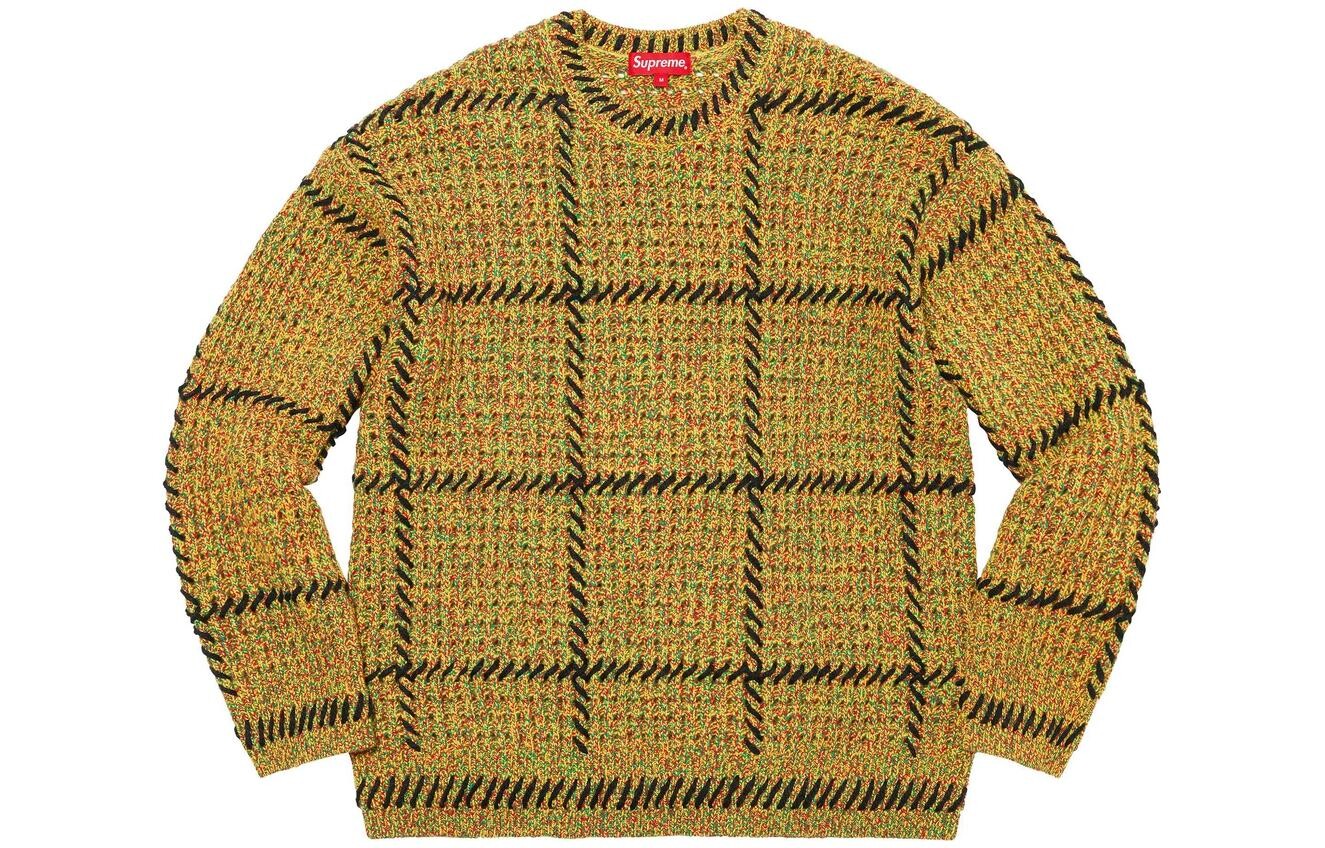 

SS23 Свитер унисекс Supreme, желтый