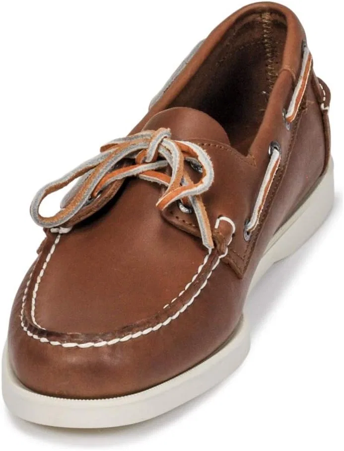 Лоферы Sebago 7000H00-901, натуральная кожа, темно-коричневые, мужские — фото 4