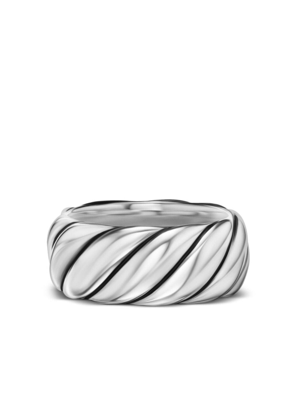 

Кольцо Sculpted Cable David Yurman, серебряный