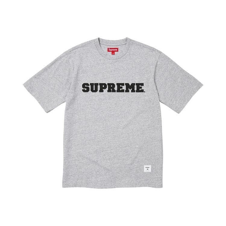 

Топ Supreme Collegiate Appliqué Short-Sleeve Top 'Heather Grey'