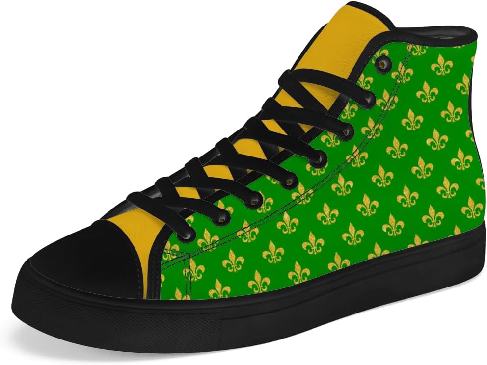 

Кроссовки на высокой подошве Carnival из канваса фиолетового, зеленого и желтого цветов, высокие кеды на шнуровке, повседневная обувь, подарки для женщин и мужчин Chebing