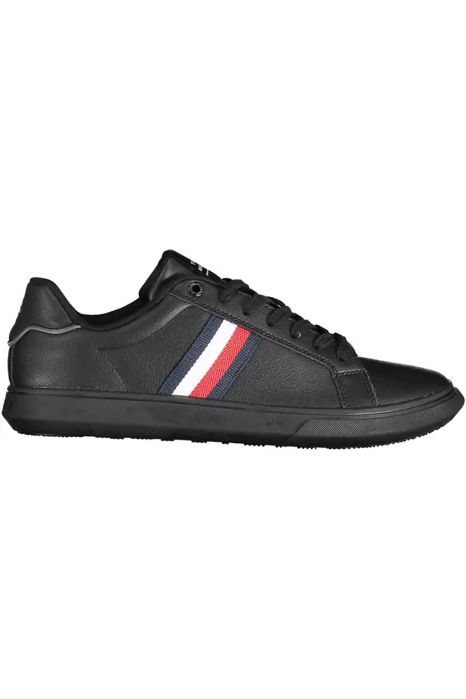 

Черные полиэтиленовые мужские кроссовки Tommy Hilfiger