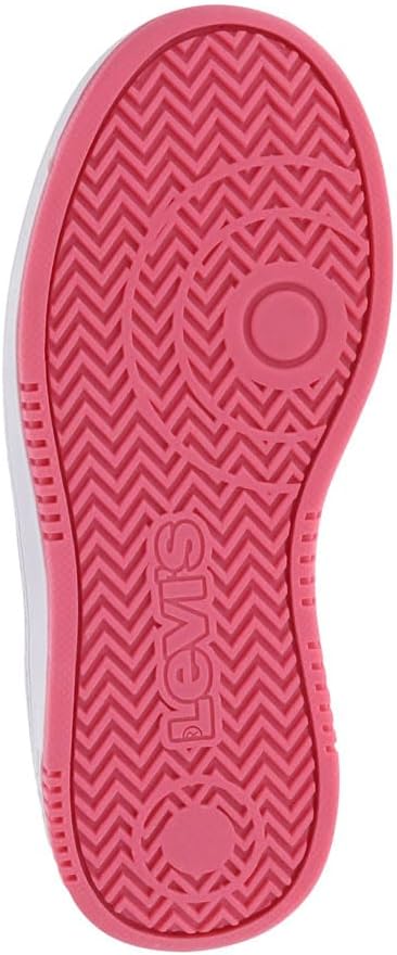 Кроссовки Levi's Unisex-Child Drive Hi, белый/розовый — фото 4
